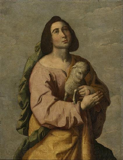 Francisco de Zurbaran Saint Agnes